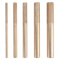 Brass Drift 5 piece Punch Set, (Pack of 5)