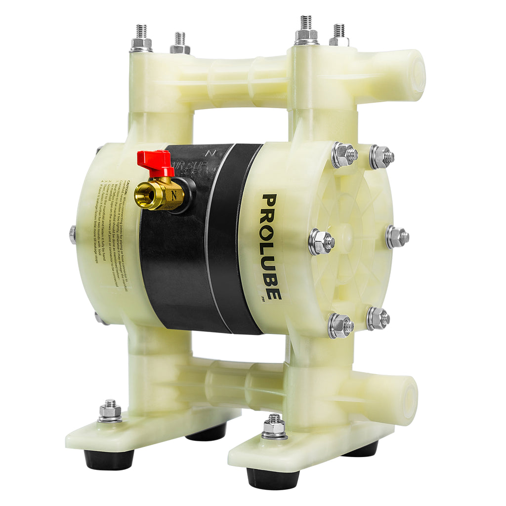 Air Operated Double Diaphragm Pump, Polypropylene Casing and PTFE Diaphragm