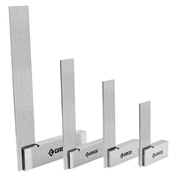 4 Piece Machinist Steel Square Precision Set, 48 or 72-96 Micron Squareness