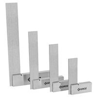 4 Piece Machinist Steel Square Precision Set, 48 or 72-96 Micron Squareness