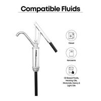 Lever Action Oil Pump, V-Series, for 15-55 Gallon Drums