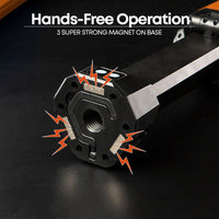 Triple Headed Site Lamp, Warm & Cool, up to 2000 Lumens