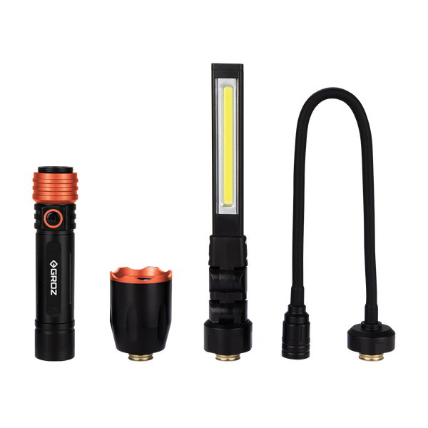 3-in-1 Quick Connect Work Light - Interchangeable Flashlight