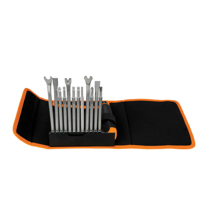 13 Piece Automotive Maintenance Tool Kit with interchangeable edges