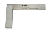 Steel Precision Square, 2, 3, 4, and 6 inch, 16 Micron Squareness