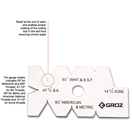 Stainless Steel Screw Cutting Gauge