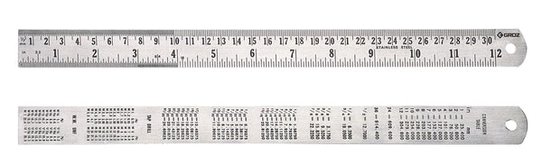 Pathology Stainless Steel Ruler, 200 mm. No inch markings - BA047