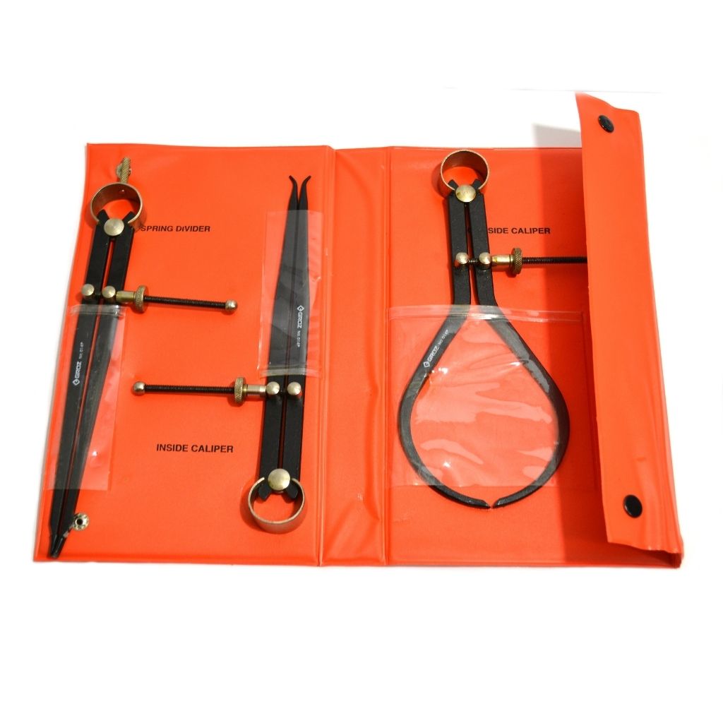 Inside, Outside Caliper & Divider Set, 8" Steel