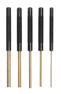 Steel Drive Brass Pin Punch Set, (Pack of 5)