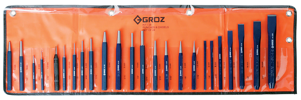 Punch and Chisel Sets with Pouch