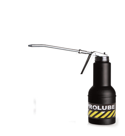 PROLUBE Steel Pistol Type Oil Can, Rigid and Flexible Spout, No Base