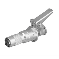 High Pressure Spring Loaded Grease Coupler , 3 Jaw Construction.