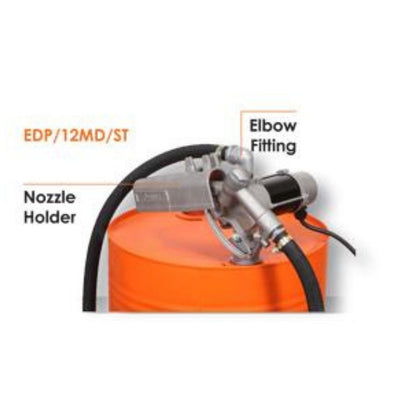 24V DC Electric Diesel Pump Only, Drum Mount