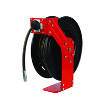 Single Arm Air and Water Hose Reel, Low Pressure - 3/8" or 1/2" NPT Hose