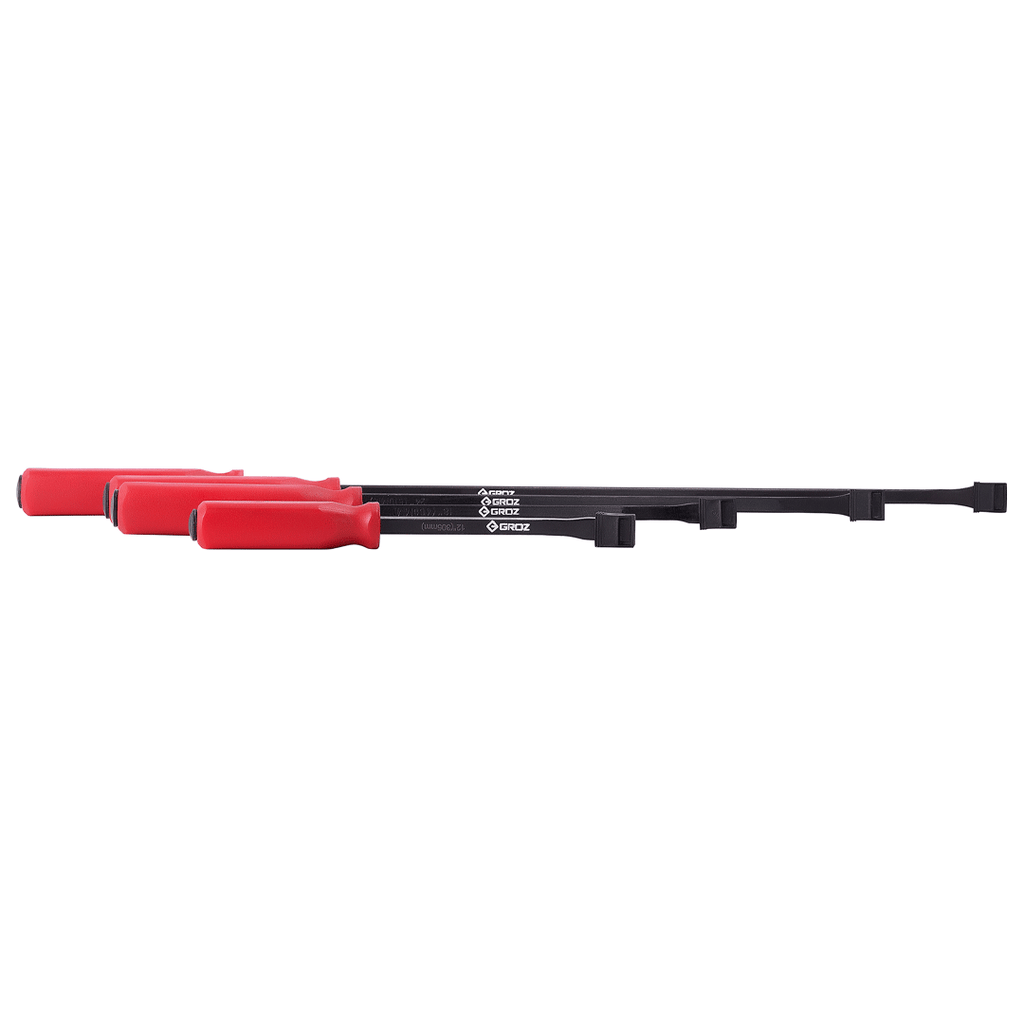4 Piece Handled Pry Bar Set - 12", 18", 24", 32"