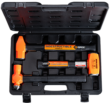 3-pc. Indestructible Handle Hammer Kit, 34576
