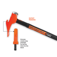 32" Indestructible Handle Tire Bead Breaker Hammer, 10 lb. Head