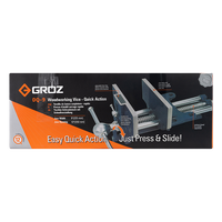 Quick Release Woodworking Vise, 9", with Toe-In, Cast Iron