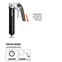 PROLUBE Dual Pistol/Lever Handle Grease Gun
