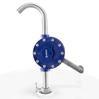 Plastic Rotary Chemical Pump with Aluminum Handle for Alcohols, Ketones, Acetone