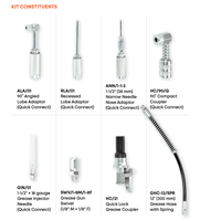 PROLUBE Premium Greasing Accessory Kit, 8 piece Quick Connect