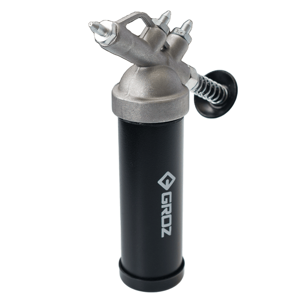 ProLube Mini Push Type Grease Gun with Steel Barrel, Push Type GROZ USA