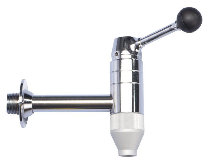 Non-Locking Oil Spigot with Wall Mount