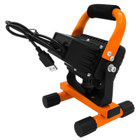 LED 9W Rechargeable Site Lamp with Orange