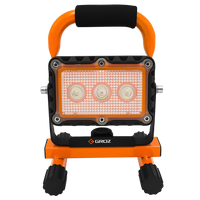 LED 9W Rechargeable Site Lamp with Orange