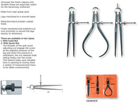 Inside, Outside Caliper & Divider Set, 8" Steel