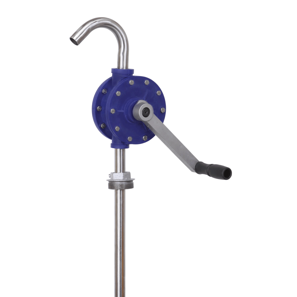 Plastic Rotary Chemical Pump with Aluminum Handle for Alcohols, Ketones, Acetone