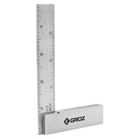 General Purpose Graduated Workshop Steel Square - 4" or 6"