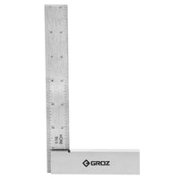 General Purpose Graduated Workshop Steel Square - 4" or 6"