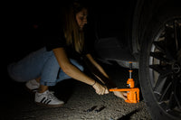 Welding Type Bottle Jack with Load, 4, 12, 20, 32, or 50 Ton Capacities