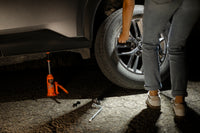 Welding Type Bottle Jack with Load, 4, 12, 20, 32, or 50 Ton Capacities