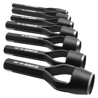 7-Piece Arch Punch Set, Bell Type, 45 ±5 HRC