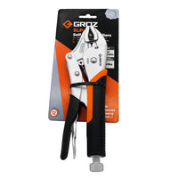 10" Self-Locking Pliers with Curved Jaws