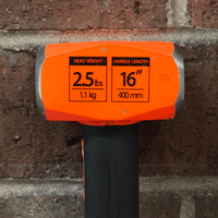 Gently Used 16" Indestructible Handle Club Hammer, 2.5 lb.