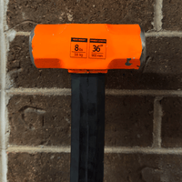 Gently Used 36" Indestructible Handle Sledge Hammer, 8 lb.