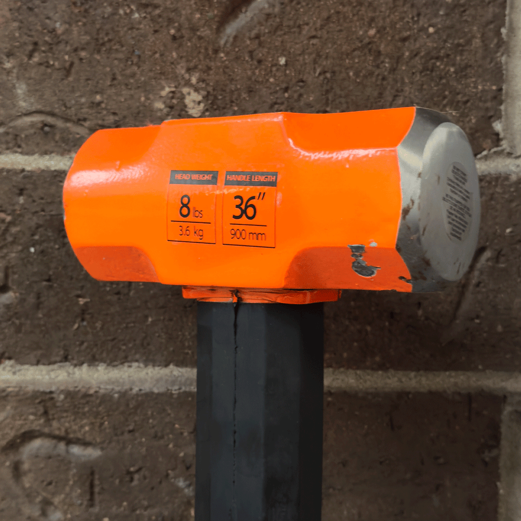 Gently Used 36" Indestructible Handle Sledge Hammer, 8 lb.