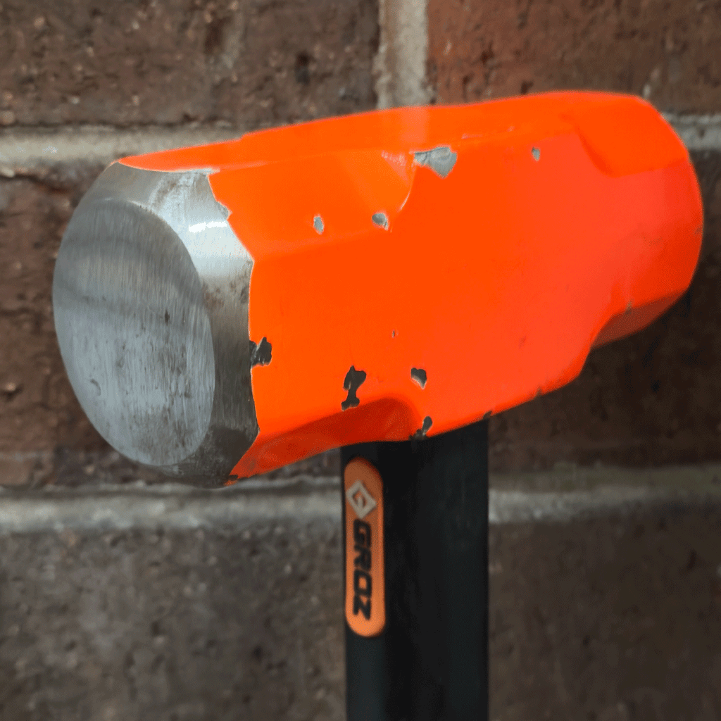Gently Used 16" Indestructible Handle Sledge Hammer, 8 lb.