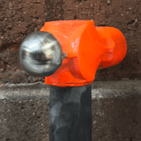 Gently Used 14" Indestructible Handle Ball Pein Hammer, 20 oz.