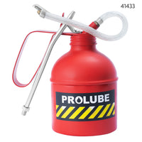 PROLUBE Steel Lever Pump Oil Can, with 6 oz, 16 oz, or 32 oz Capacities