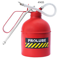 PROLUBE Steel Lever Pump Oil Can, with 6 oz, 16 oz, or 32 oz Capacities