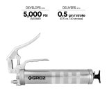 PROLUBE Pistol Grip Grease Gun with Dual Discharge, Aluminum