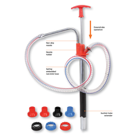 Ezee Flow Oil Pump, with 7 Interchangeable bung adapters