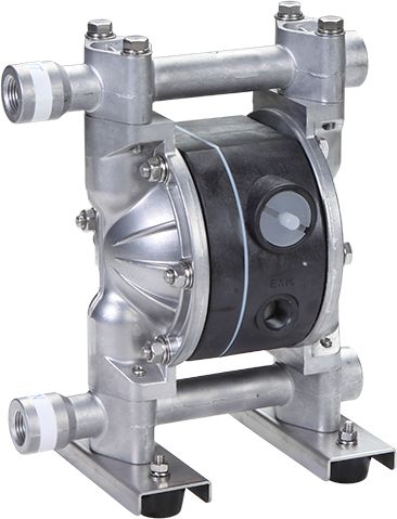 Air Operated Double Diaphragm Pump, Aluminum Casing and Hytrel® Diaphragm