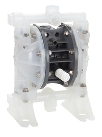 Air Operated Double Diaphragm Pump, up to 14.5 GPM, Polypropylene Casing and Santoprene Diaphragm