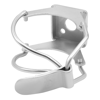 Pit Posse PP3344 Double Utility Fuel Jug Holder Storage Rack Shelf - Holds Two 5-Gallon Jugs - Made In USA - Anti-Rusting Aluminum - Shop Garage Enclosed Race Trailer Car Automotive - Foto 5