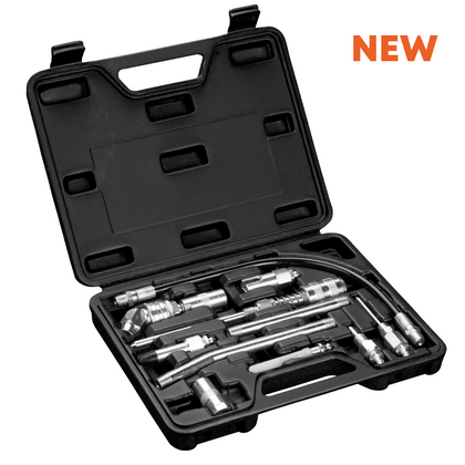 PROLUBE 11 piece Standard Greasing Accessory Kit, Quick Connect